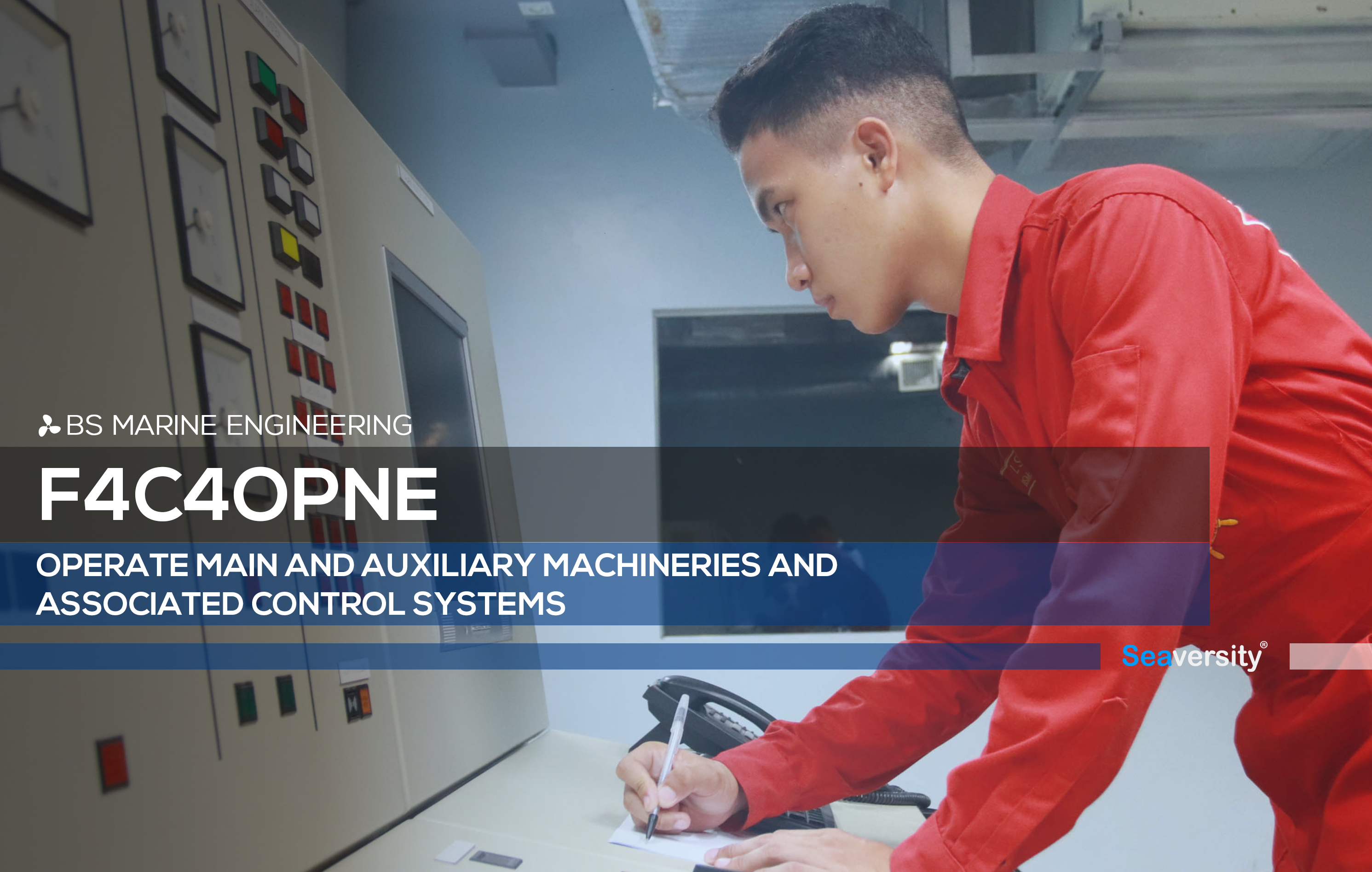 Operate Main and Auxiliary Machineries - Part 1  
