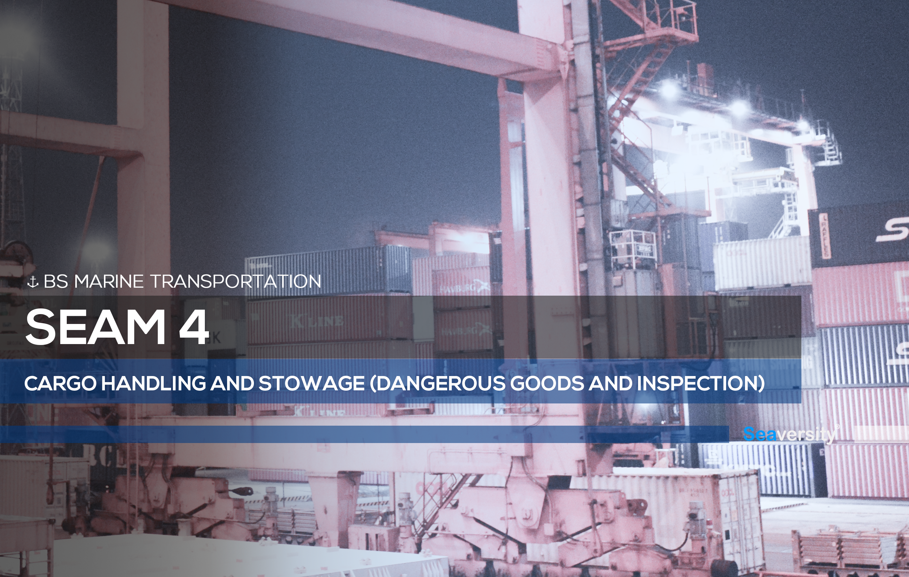 Cargo Handling &amp; Stowage ( DG-Ins) :Oceana (MT)