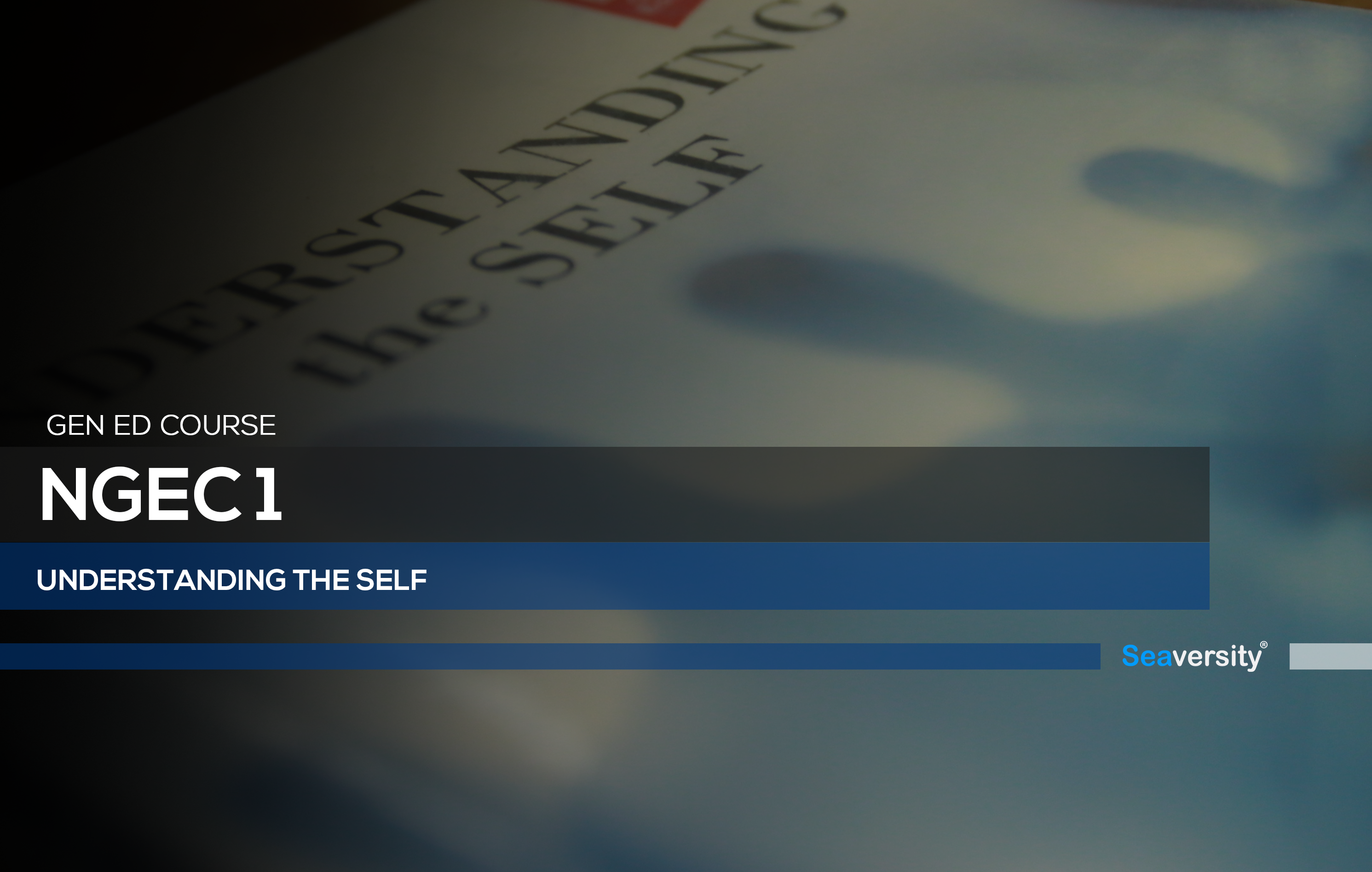 Understanding the Self :Boiler (Mar-E)